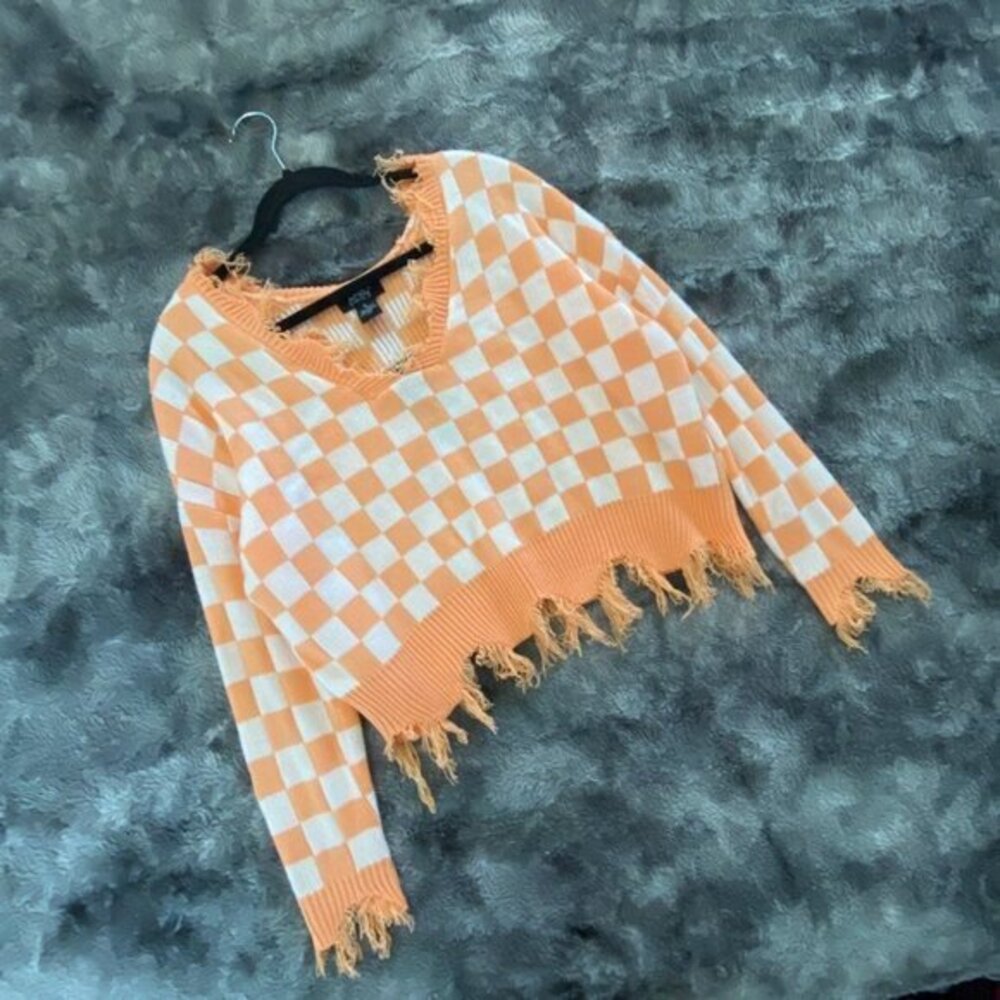 Check Me Out Sweater - Creamsicle